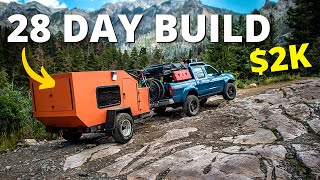 FULL TOUR  How To Build an AFFORDABLE CAMPER in 4 Weeks [upl. by Isidora]