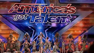 Zurcaroh Aerial Dance Group Stuns with Golden Buzzer on AGT [upl. by Cataldo223]