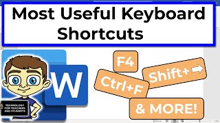 Most Useful Microsoft Word Keyboard Shortcuts [upl. by Marco]