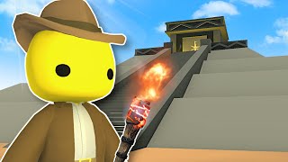 Exploring an Ancient Temple for TREASURES  Wobbly Life Gameplay [upl. by Riem689]