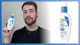 CeraVe AM Facial Moisturizing Lotion Sunscreen SPF 30 Review [upl. by Alleacim980]