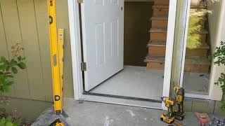 Jeld Wen Front Door Installation  Really crappy products and craftsmanship PART 1 [upl. by Cowley422]