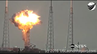 SpaceX Explosion CAUGHT ON TAPE [upl. by Aduh]