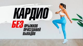 КАРДИО без Прыжков Приседаний Выпадов ❌ Сжечь 300 калорий за 30 минут [upl. by Axia]