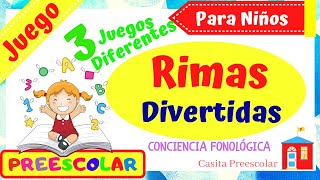 RIMAS DIVERTIDAS Para Niños Aprendeencasa [upl. by Mihe]