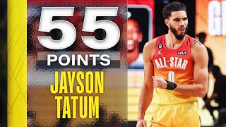 Jayson Tatums RECORDSETTING 2023 NBAAllStar Performance  55 PTS🔥 [upl. by Alberik905]