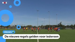 Hoe bevallen de nieuwe voetbalregels [upl. by Artina]