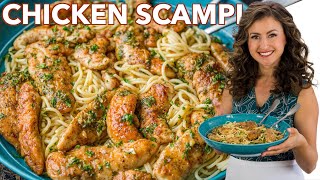 Easy CHICKEN SCAMPI Recipe [upl. by Albion545]