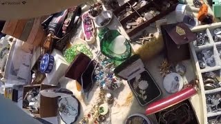 Flea market Jewelry jewelry amp more jewelry Lots of sterling [upl. by Lartnom]