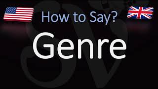 How to Pronounce Genre CORRECTLY [upl. by Amando]