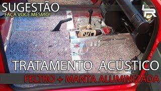 Isolamento Acústico e térmico  Feltro  manta aluminizada [upl. by Tews]