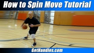 How to Spin Move Tutorial Basketball Basics for Beginners [upl. by Bruis]