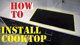 HOW TO INSTALL ELECTRIC AND INDUCTION COOKTOP [upl. by Abil]