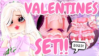 CUTE DARLING VALENTINES SET 2023 ROYALE HIGH VALENTINES UPDATE CONCEPTS 💕 [upl. by Adnawal]