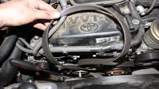 Replacing Serpentine Belt Toyota Tacoma [upl. by Hujsak]