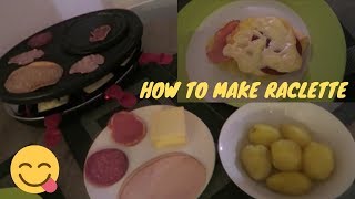 HOW TO MAKE RACLETTE STEP BY STEP [upl. by Farrow]