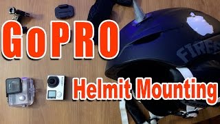 GoPro Helmet Mounting Top and Front Adhesive Tips [upl. by Chappy811]