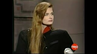 Paulina Porizkova 1986 Late Night with David Letterman Interview [upl. by Arodasi]