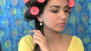 How To Get Big Curls In 15 Minutes Using  Conair Rollers [upl. by Lucic]