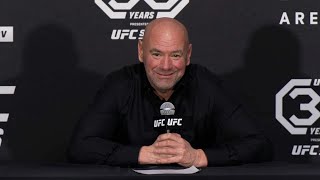 Dana White PostFight Press Conference  UFC 296 [upl. by Eecyaj]