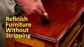 Refinish Furniture Without Stripping [upl. by Ruffi242]