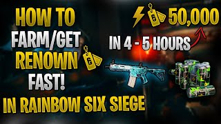 BEST METHOD  How to Farm Renown FAST In Rainbow Six Siege  2021 10  15K Per Hour XBOXPS4PC [upl. by Essej]