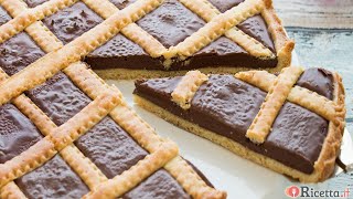 Crostata alla Nutella che rimane morbida  Ricettait [upl. by Cull]