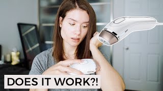 Braun Silk Expert IPL Laser Hair Removal at Home Demonstration  Review [upl. by Pepita839]