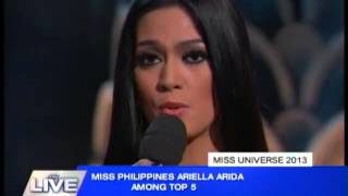 Miss Universe 2013 Question amp Answer  Ariella Arida Miss Phil [upl. by Hairacaz]