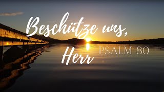 Psalm 80 – Beschütze uns Herr Lyric Video [upl. by Cilka]