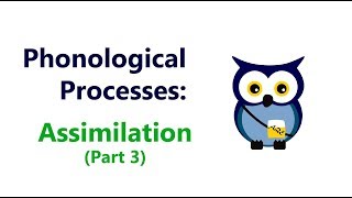 Phonological Processes Assimilation Part 3 [upl. by Oicul503]