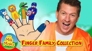 Finger Family Collection  9 Finger Family Songs  Nursery Rhymes  The Mik Maks [upl. by Bluefarb]