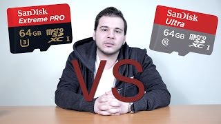 Sandisk Micro SD  Ultra vs Extreme Pro [upl. by Rehtae]