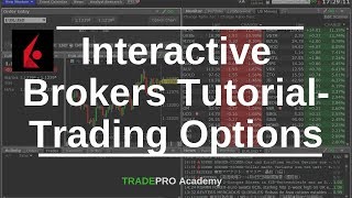 Interactive Brokers Tutorial Options trading with IB [upl. by Hoffert]