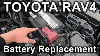 Toyota RAV4 20192025 12Volt Battery Replacement Nonhybrid [upl. by Nwotna]