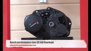 Bosch Performance Line CX bad motor noise every bearing changed [upl. by Alegnat]