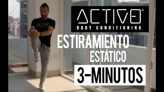 ACTIVO  Estiramiento Estático de Todo el Cuerpo  3MINUTOS [upl. by Mcgregor]