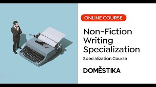 Creative NonFiction Writing Specialization  Domestika English [upl. by Drice491]