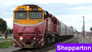 VLine Passenger Trains in Shepparton [upl. by Sherrer]