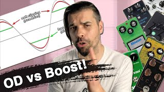 Overdrive vs Boost Pedal  How Overdrive Works  Clipping Headroom amp Metal Guitar Tone Tips [upl. by Elletsirhc]