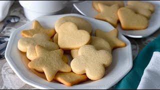 Galletas de MANTEQUILLA 🌟 Muy Fáciles [upl. by Nylikcaj]