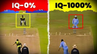 MS Dhoni High IQ Mastermind Moments  TFVCricket [upl. by Halyhs900]