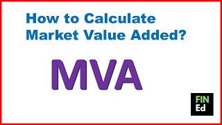 How to calculate market value added  MVA calculation  FINEd [upl. by Berhley976]