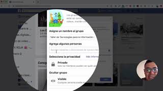 Cómo crear un Grupo en Facebook  Videotutorial [upl. by Ahsinej65]