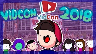 VIDCON 2018 Animation  vlog ft My face [upl. by Aneram513]