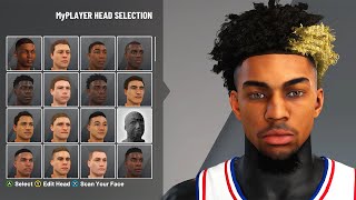 NBA 2K21 HOW TO GET DIFFERENT HAIR STYLES AND FACE CREATIONS FULL TUTORIAL [upl. by Inafets]