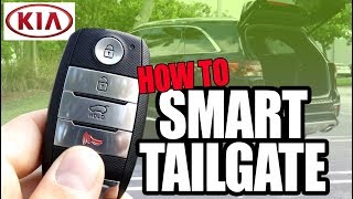 How to Use Kia Power Liftgate  Smart Liftgate  Rear Tailgate Key Fob  Miami Lakes FL [upl. by Relyk]