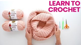 How to Crochet a Scarf  no experience needed [upl. by Jere587]