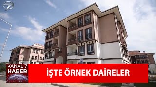 İşte Sosyal Konuttaki Örnek Daireler [upl. by Ardnala]