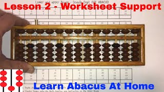 Lesson 2  Abacus Worksheet Help [upl. by Sheree]